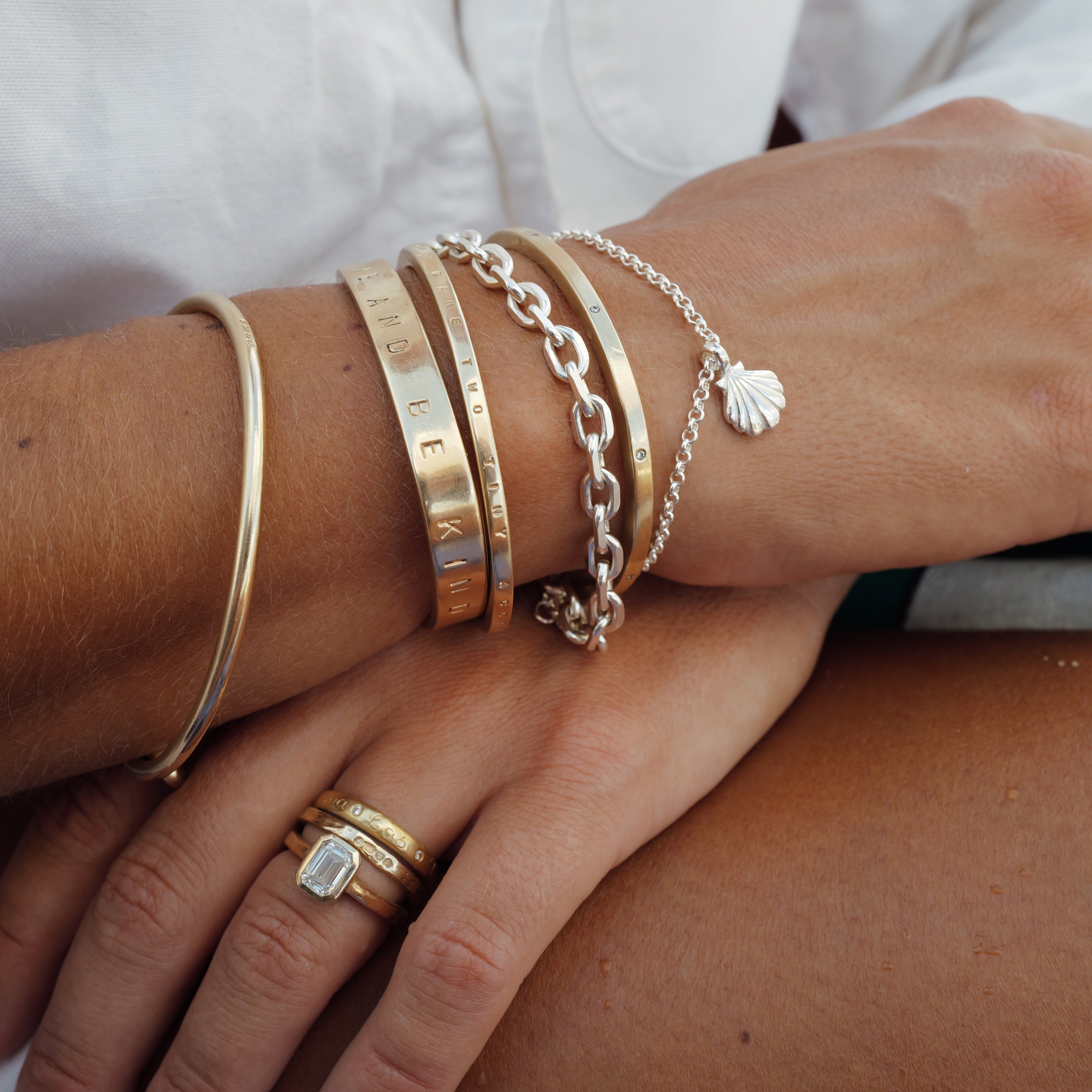 Silver Maxi Oxford Chain Bracelet