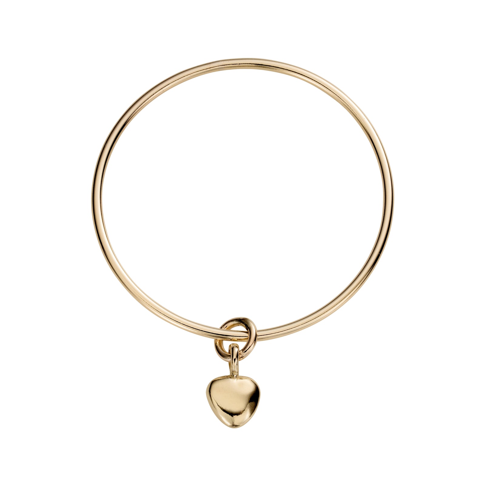 Gold Maxi Grateful Heart Bangle