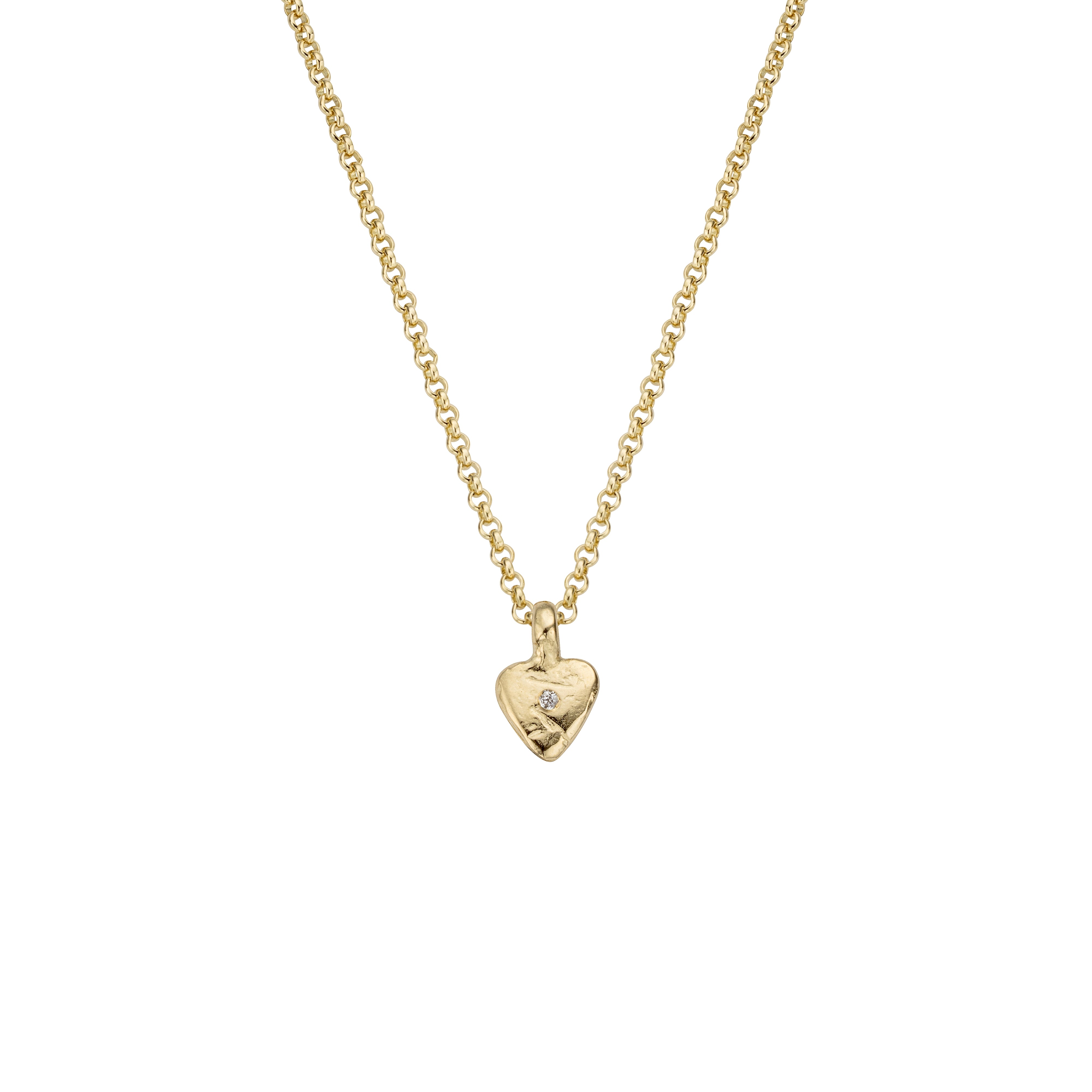 Baby Heart Gold Necklace – Daniella Draper