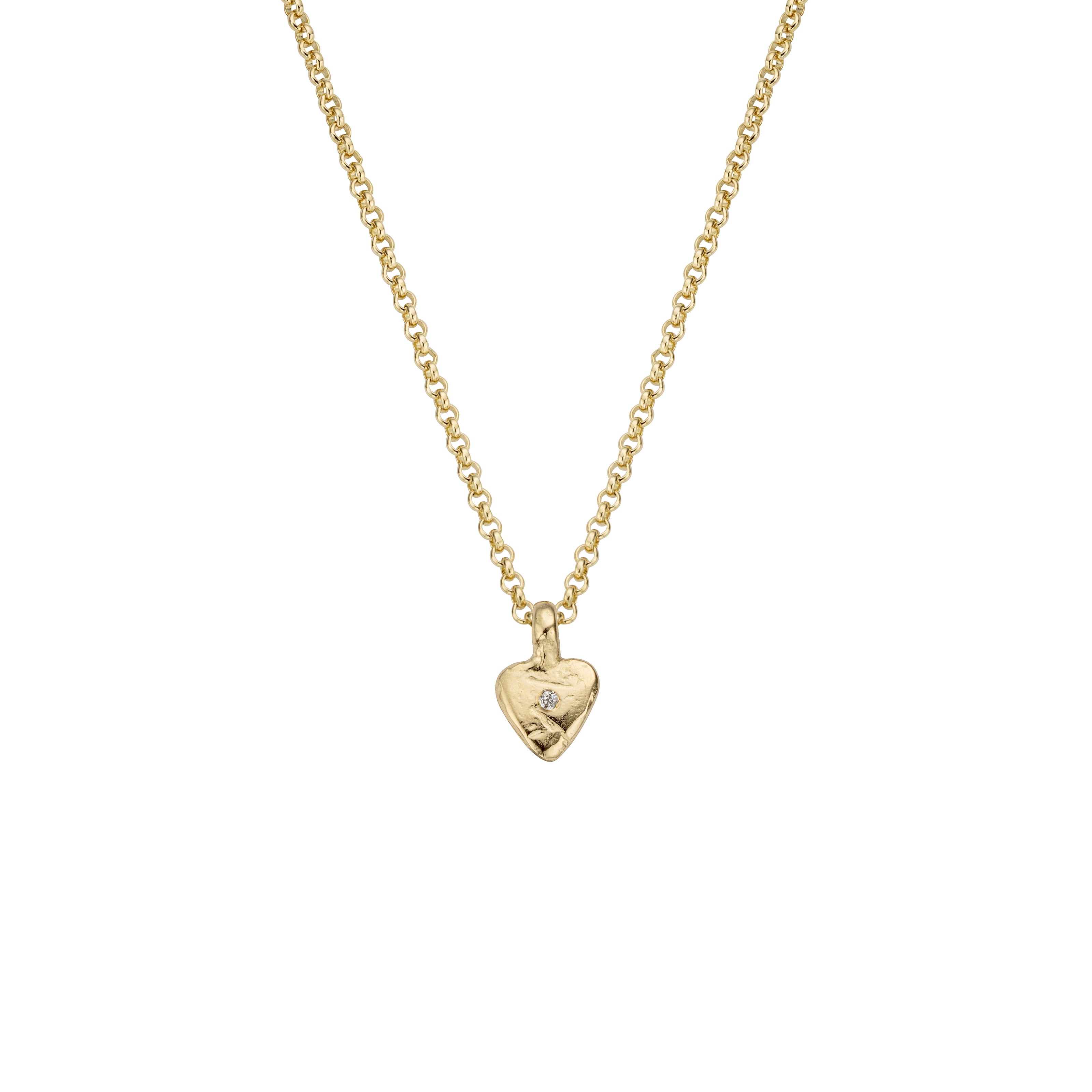 Gold Baby Heart Necklace