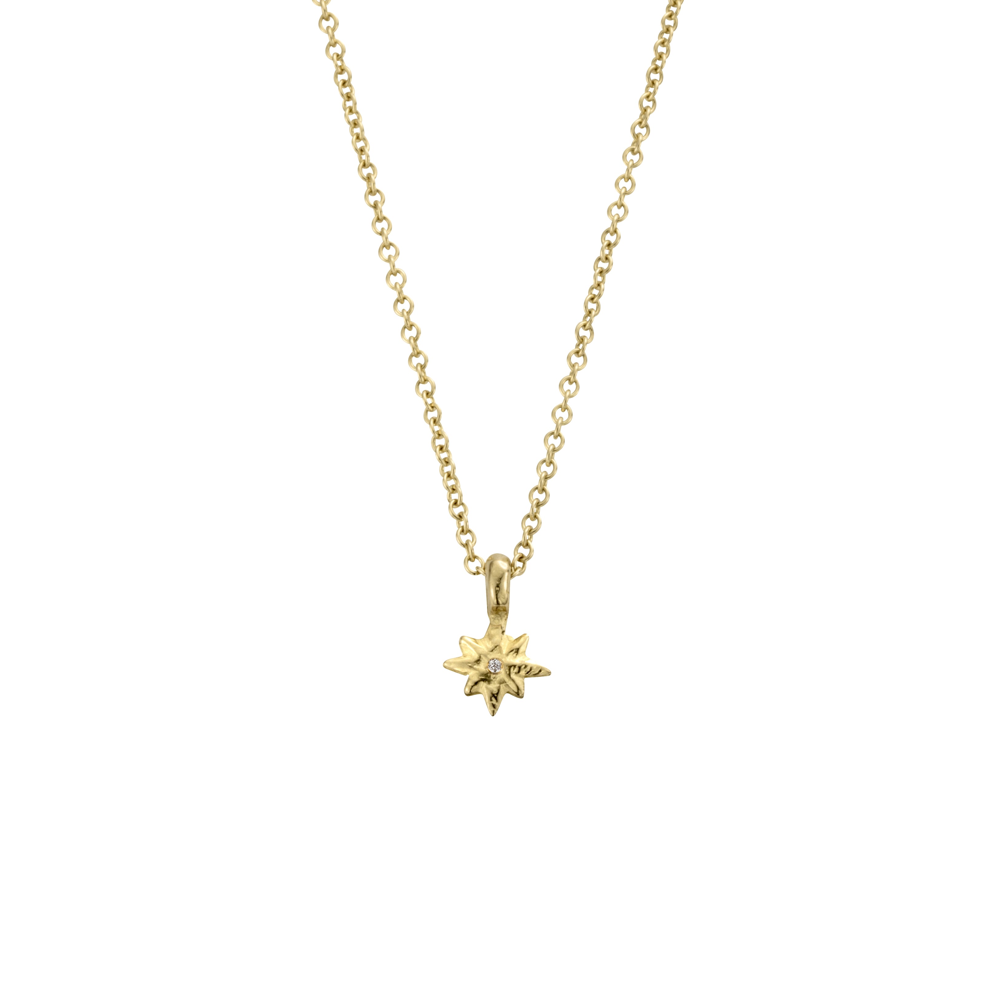 Gold Baby North Star Necklace