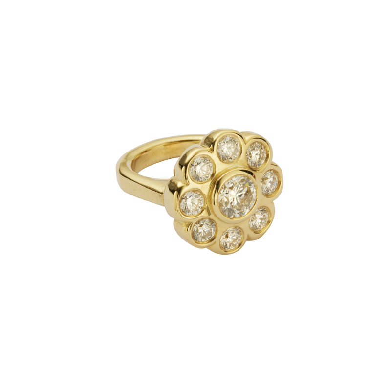 PRIMULA Gold Diamond Ring