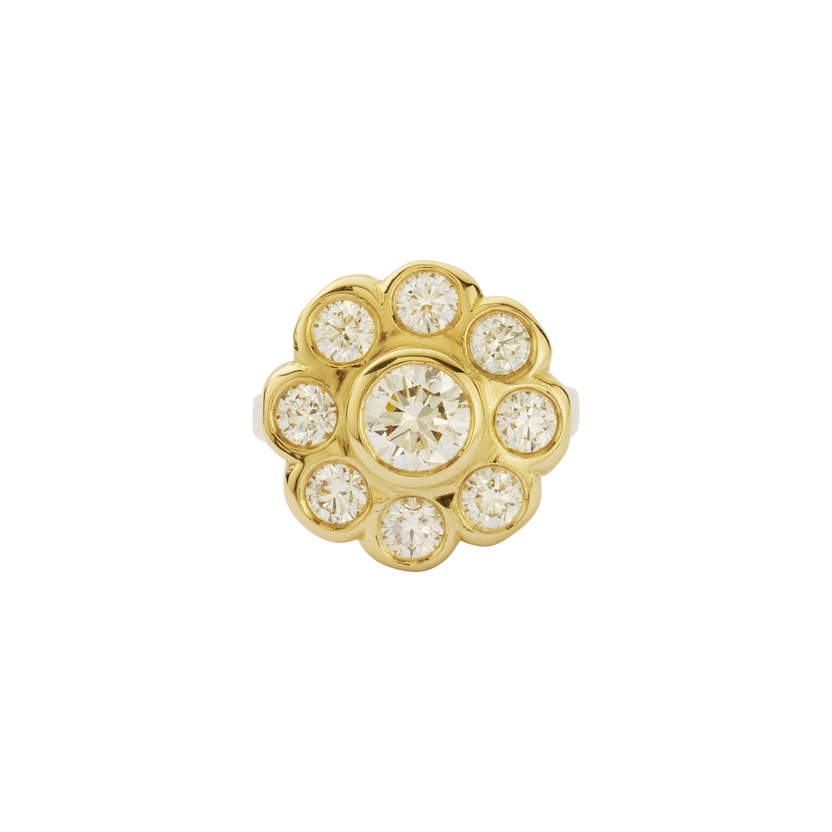 PRIMULA Gold Diamond Ring