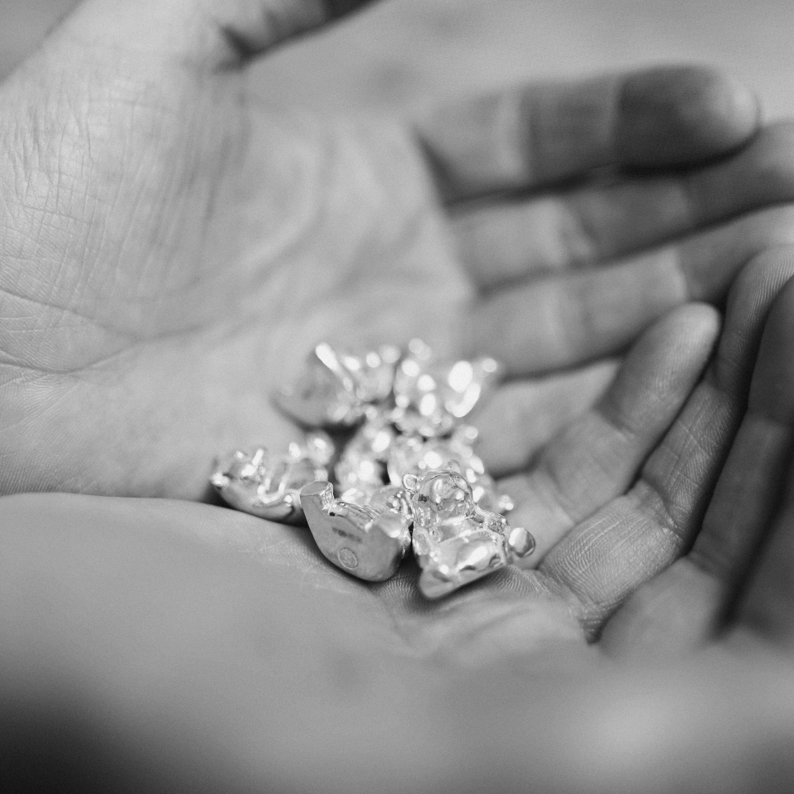 'Pan' Silver Panda Keepsake