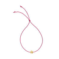 Gold Tiny Star Cord Bracelet