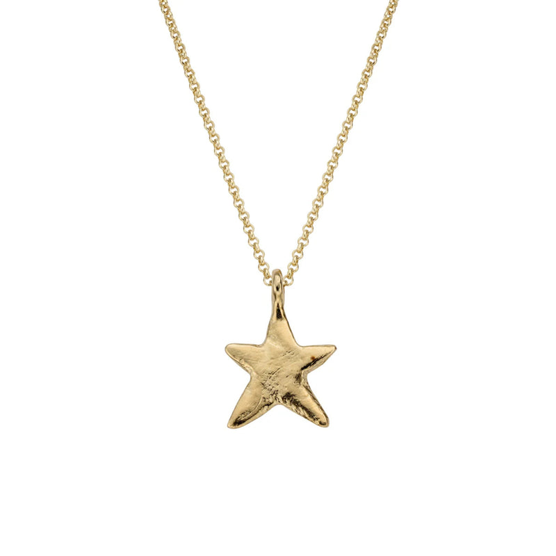 Gold Midi Star Necklace