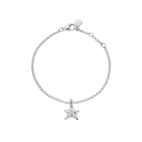 Silver Mini Star Chain Bracelet