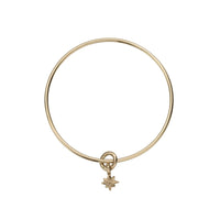 Gold Baby North Star Bangle