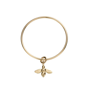 Gold Large Honey Bee Bangle