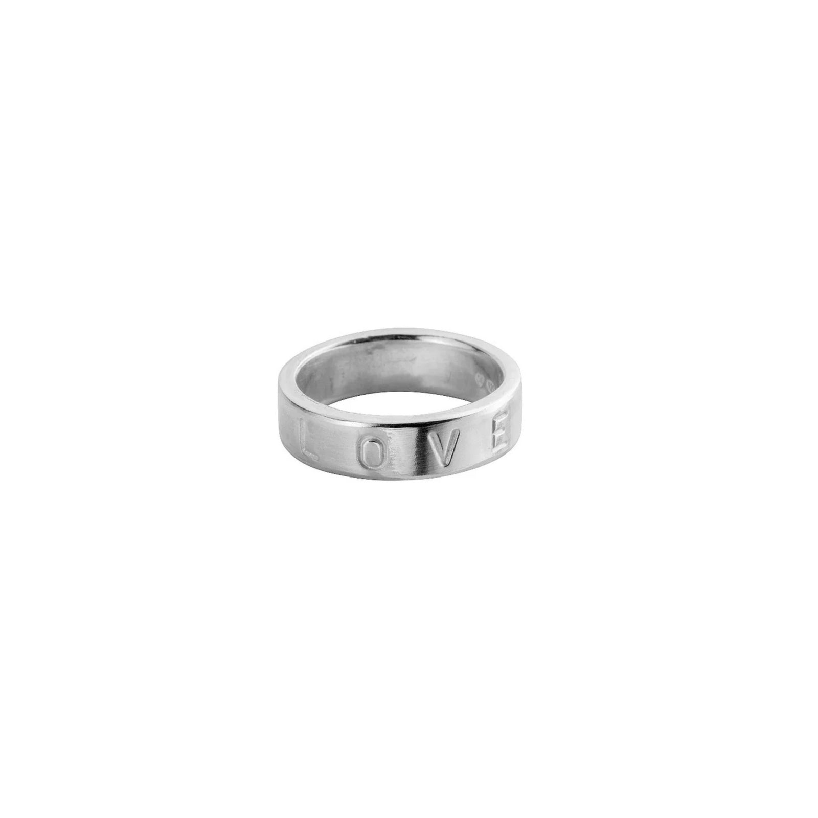 Silver Midi Signature Ring