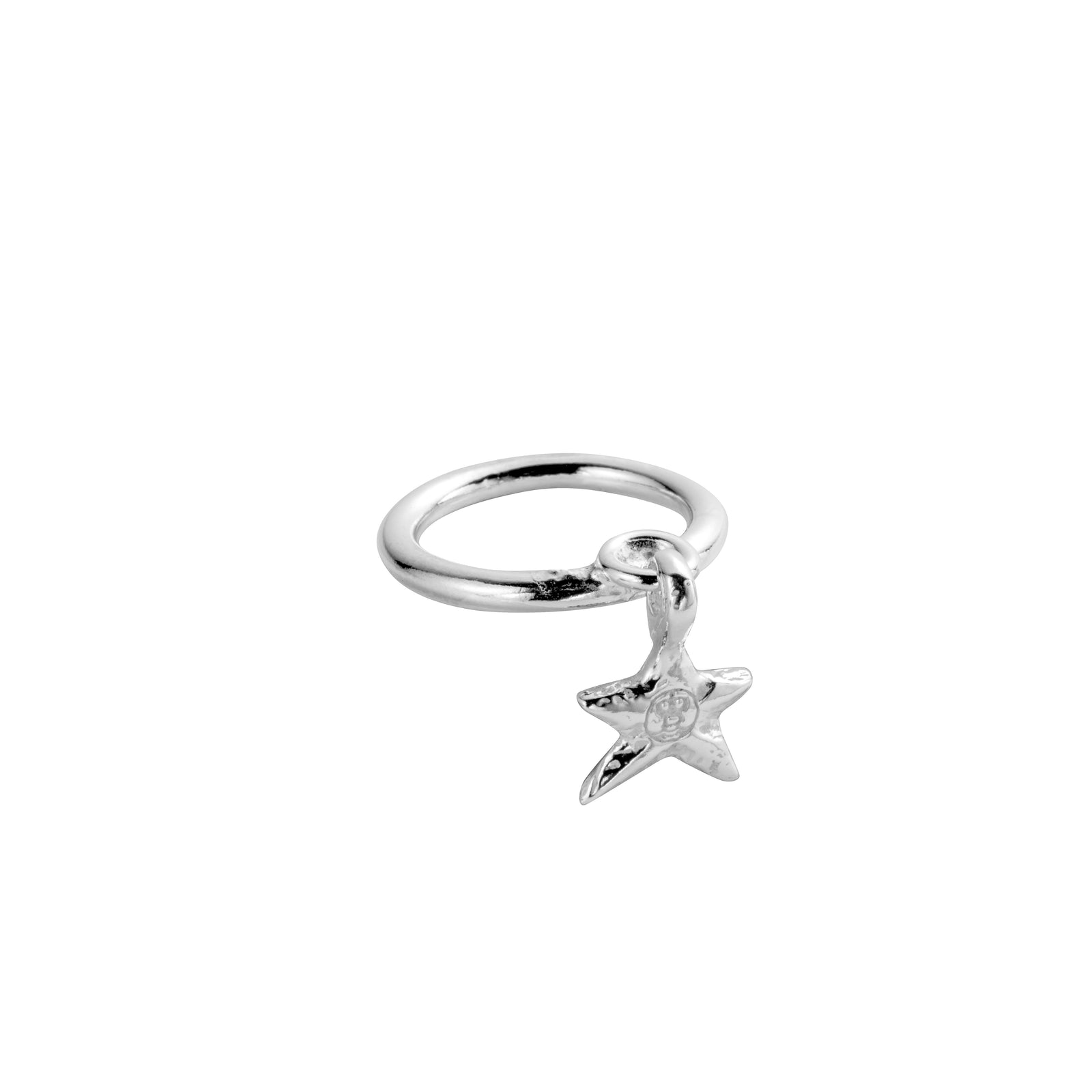 Silver Mini Star Falling Ring