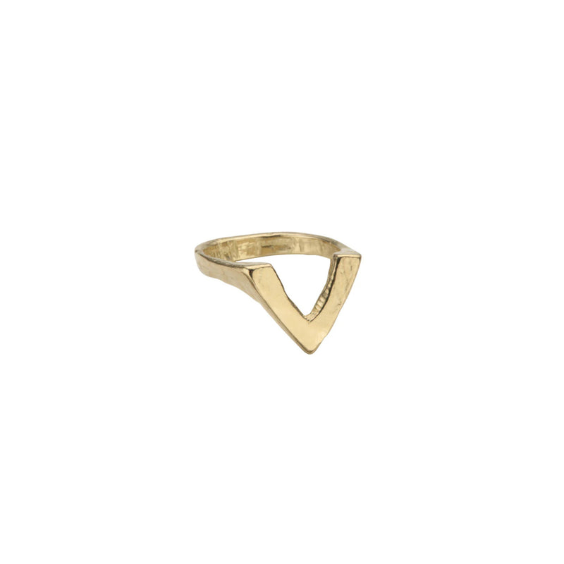 Gold V Ring