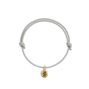 Gold Mini Disc Sailing Rope with Paw Print