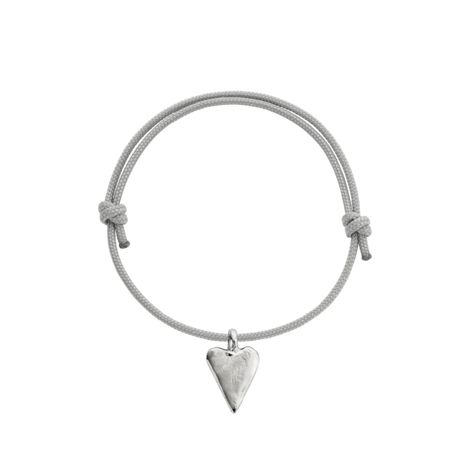 Silver Medium Heart Sailing Rope