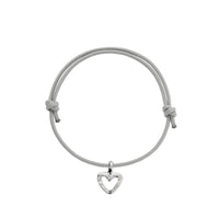 Silver Mini Open Heart Sailing Rope