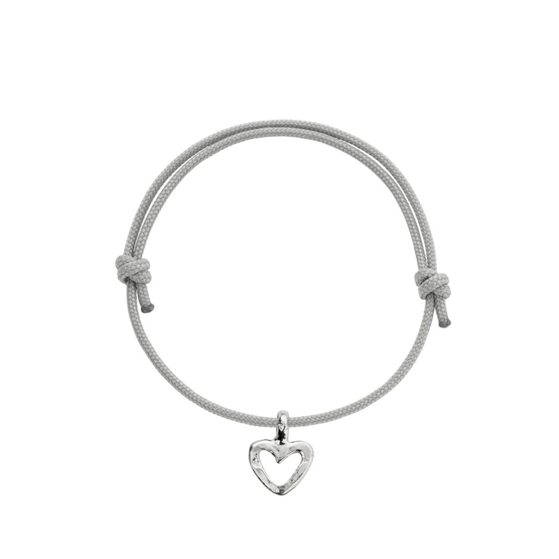 Silver Mini Open Heart Sailing Rope