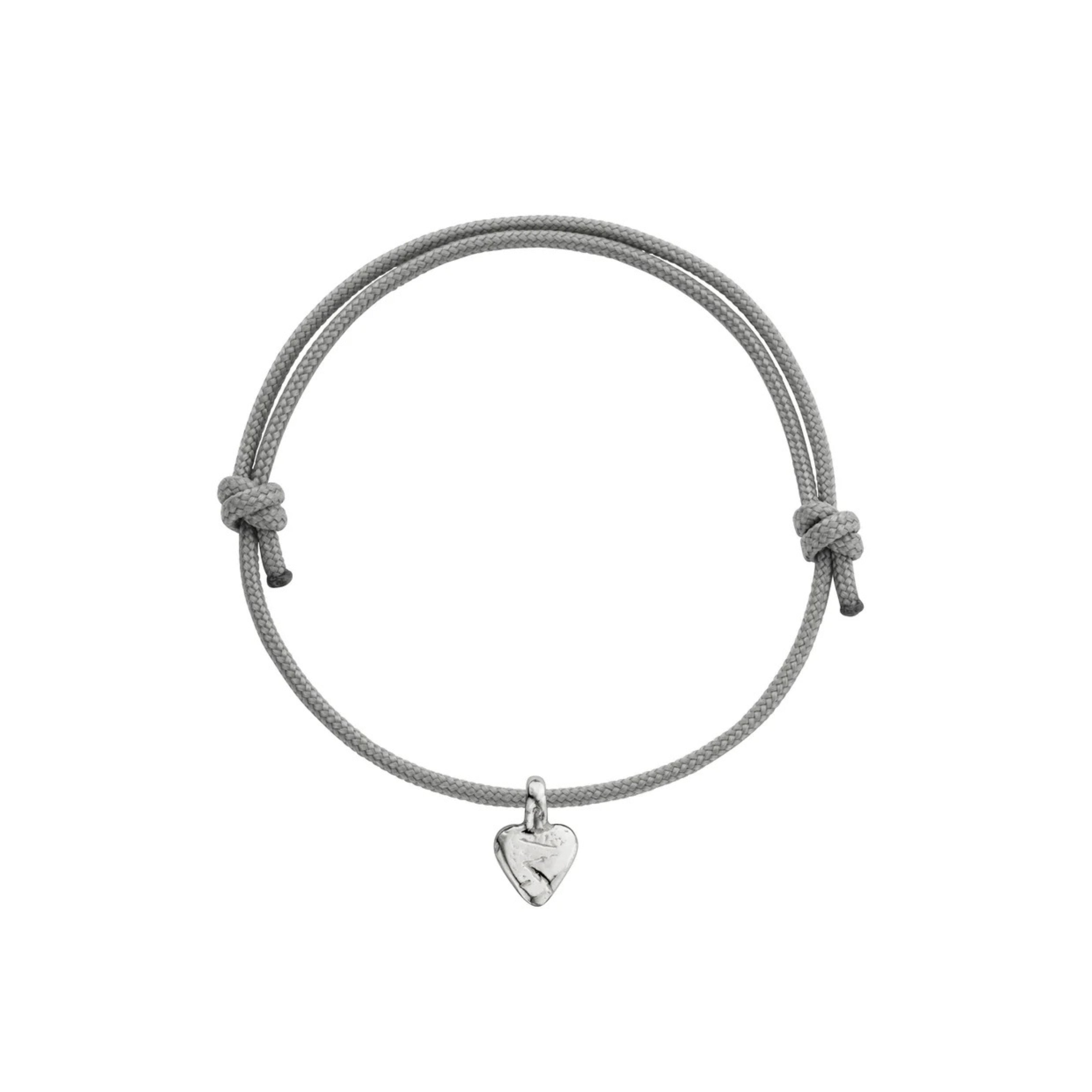 Silver Baby Heart Sailing Rope