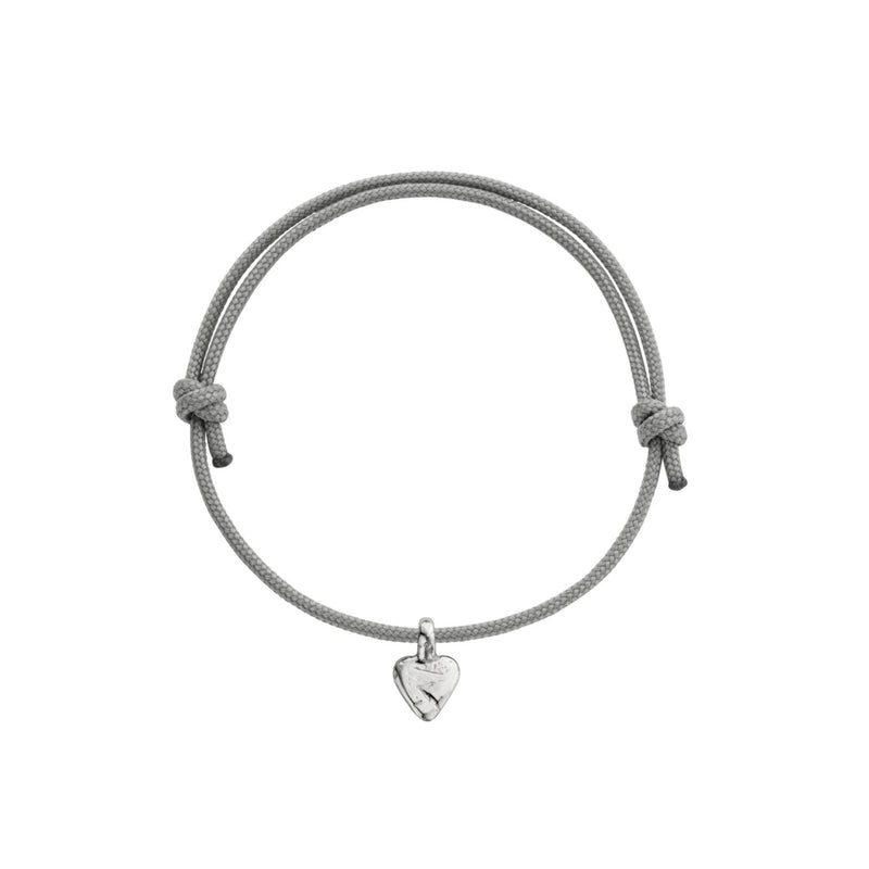 Silver Baby Heart Sailing Rope