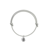 Silver Mini Disc Sailing Rope with Paw Print