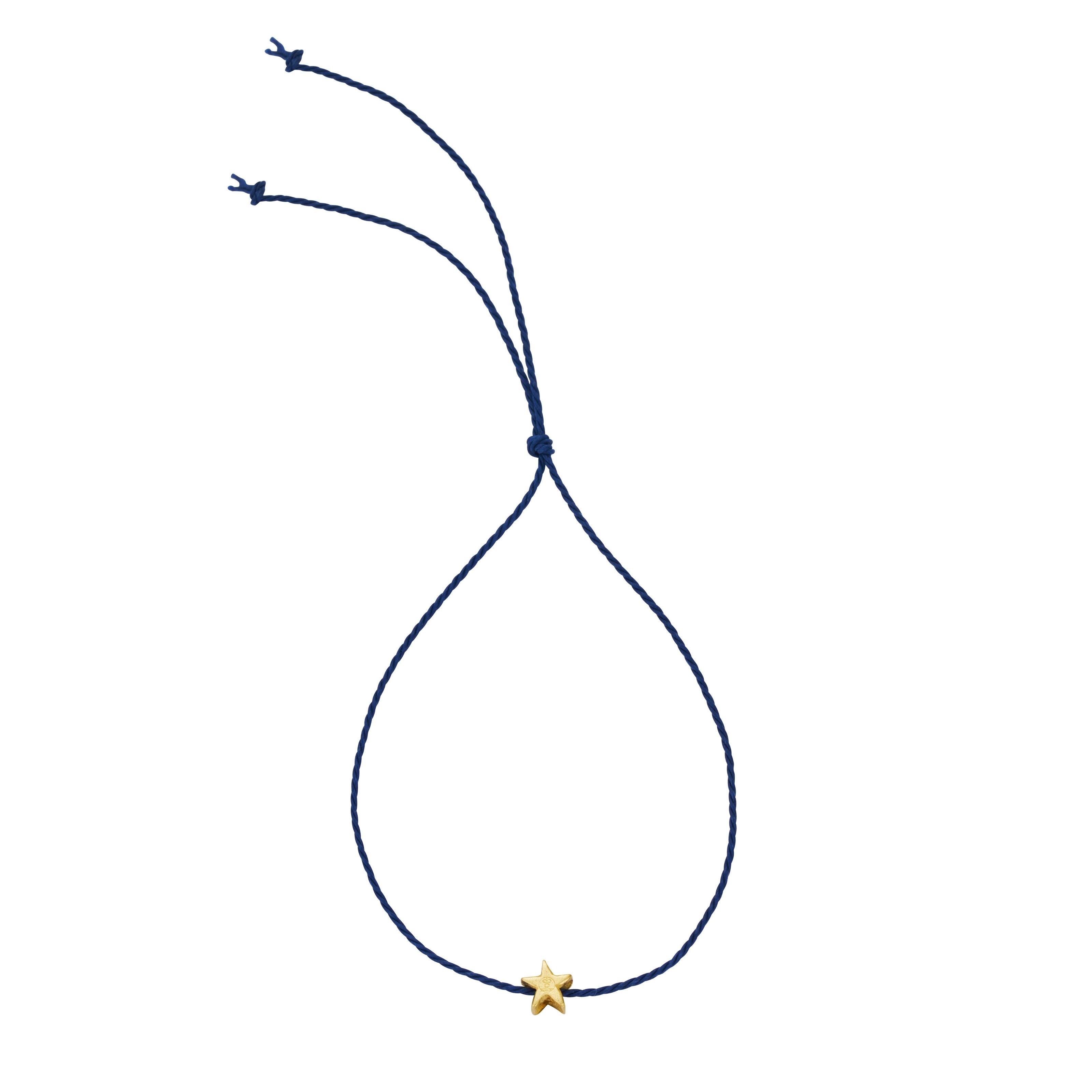 Gold Tiny Star Cord Bracelet
