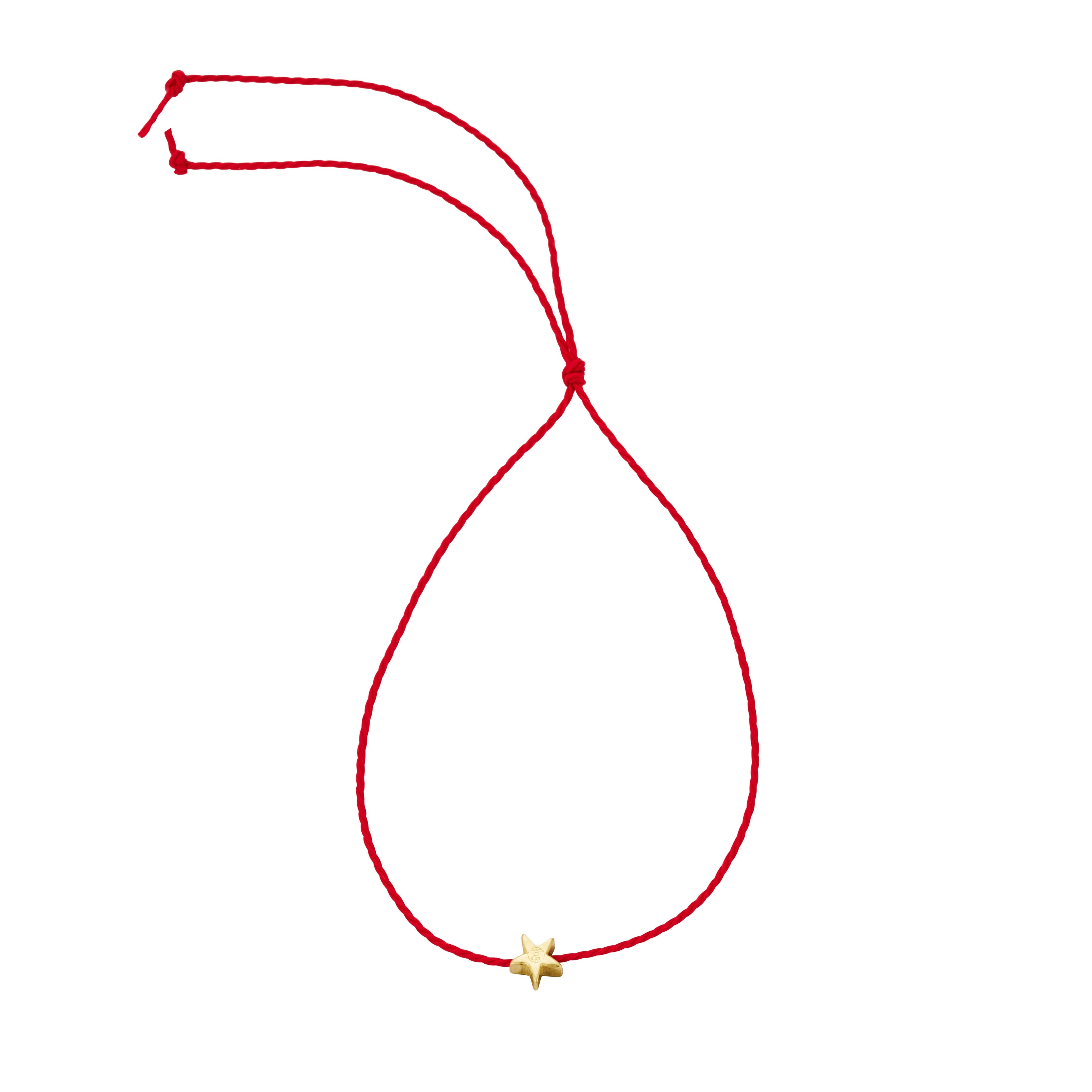 Gold Tiny Star Cord Bracelet