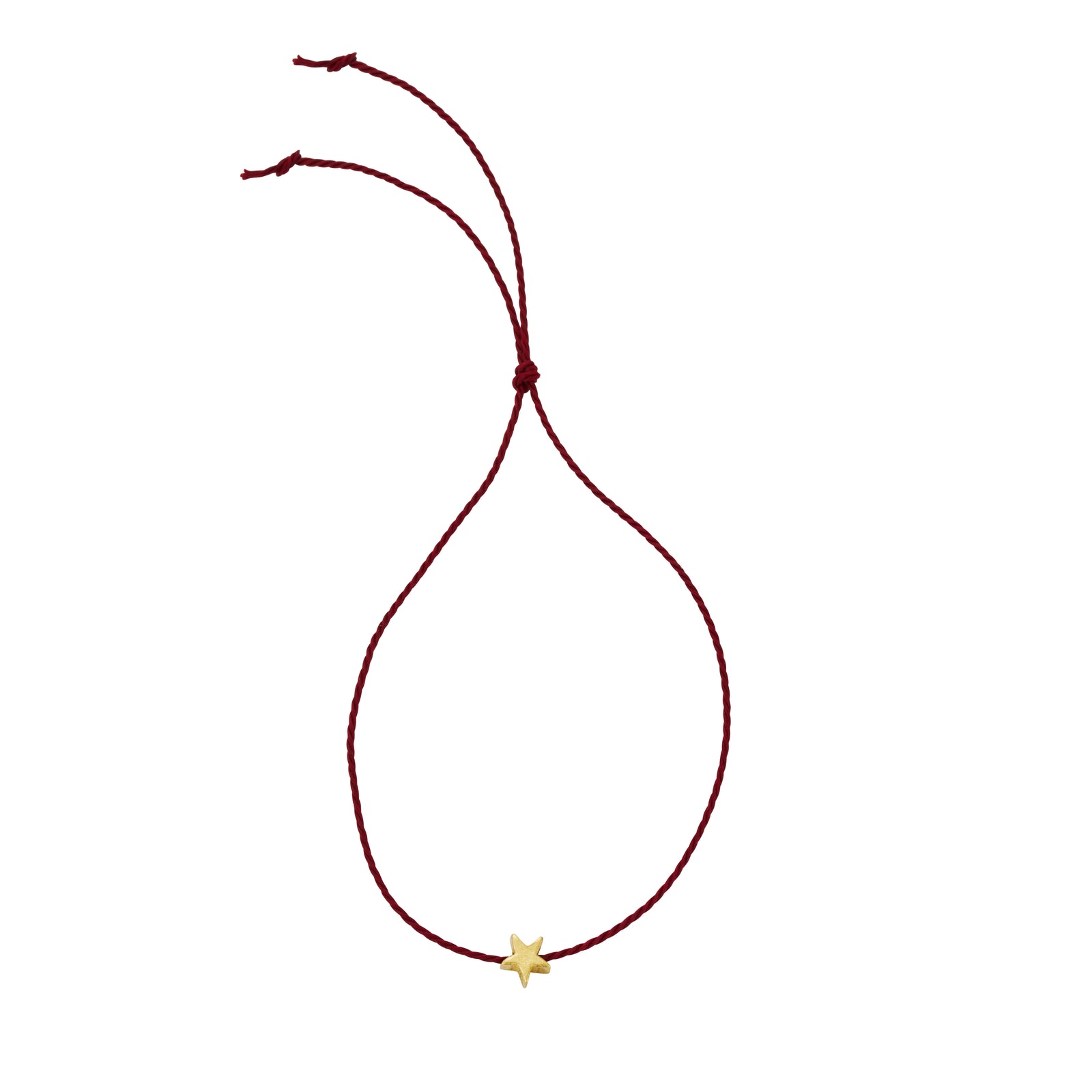 Gold Tiny Star Cord Bracelet