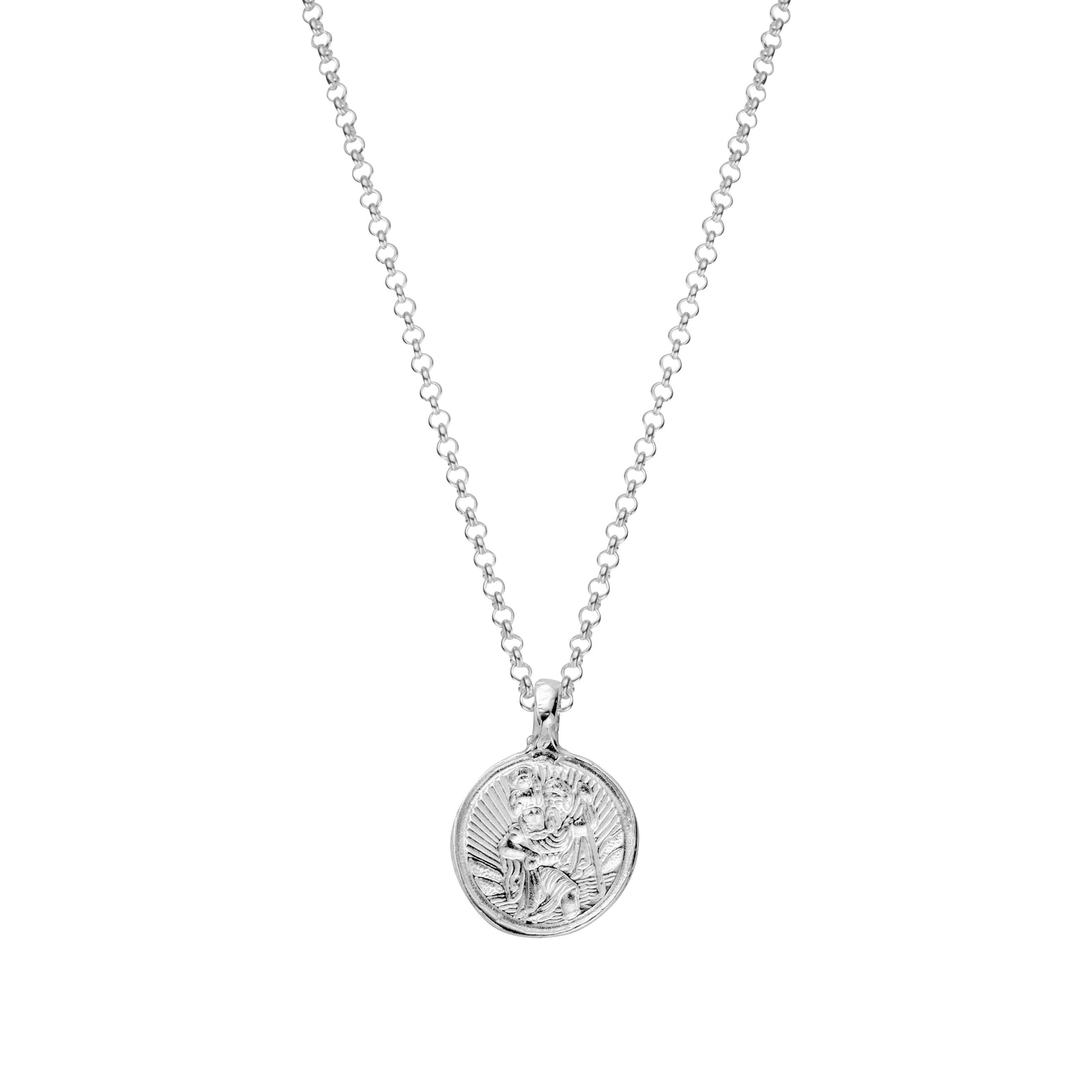 Silver St Christopher Gift Set