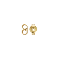 Gold Butterfly Stud Backs (Pair)