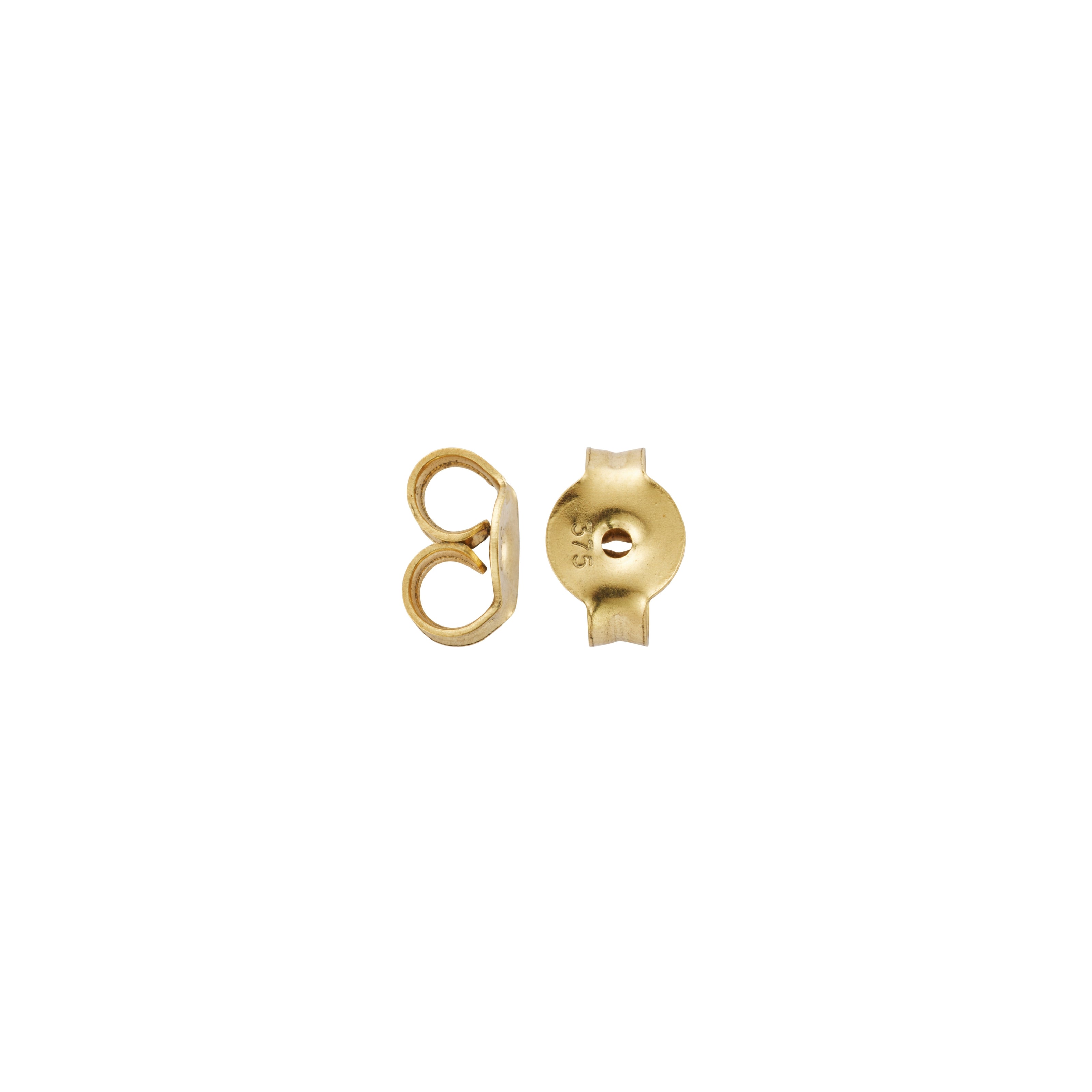Gold Butterfly Stud Backs (Pair)