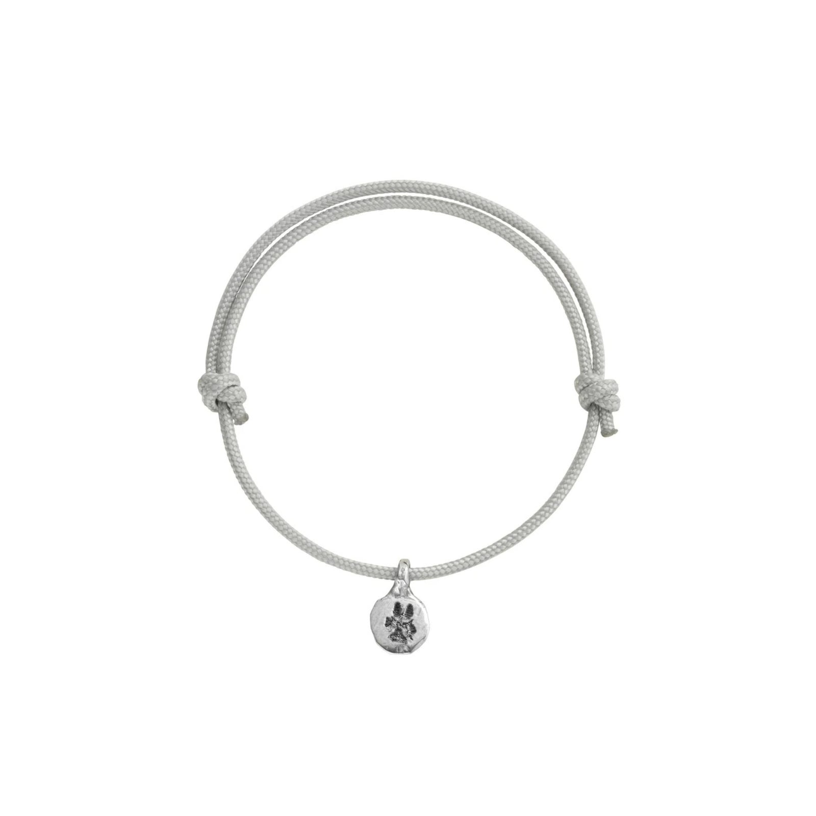 Silver Mini Disc Sailing Rope with Paw Print