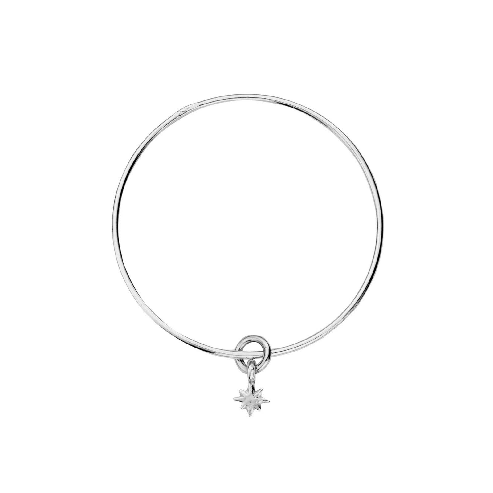 Silver Baby North Star Bangle