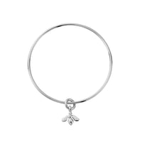 Silver Mini Honey Bee Bangle