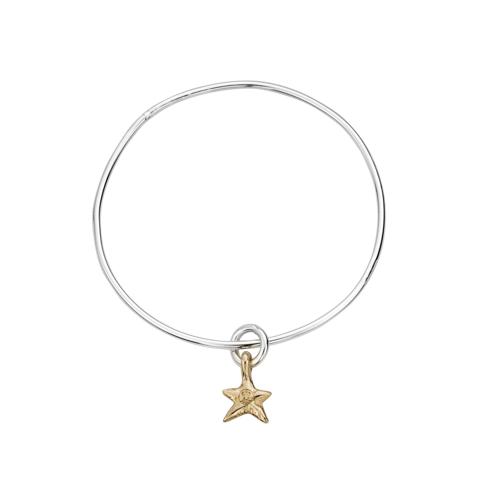 Silver & Gold Mini Star Bangle