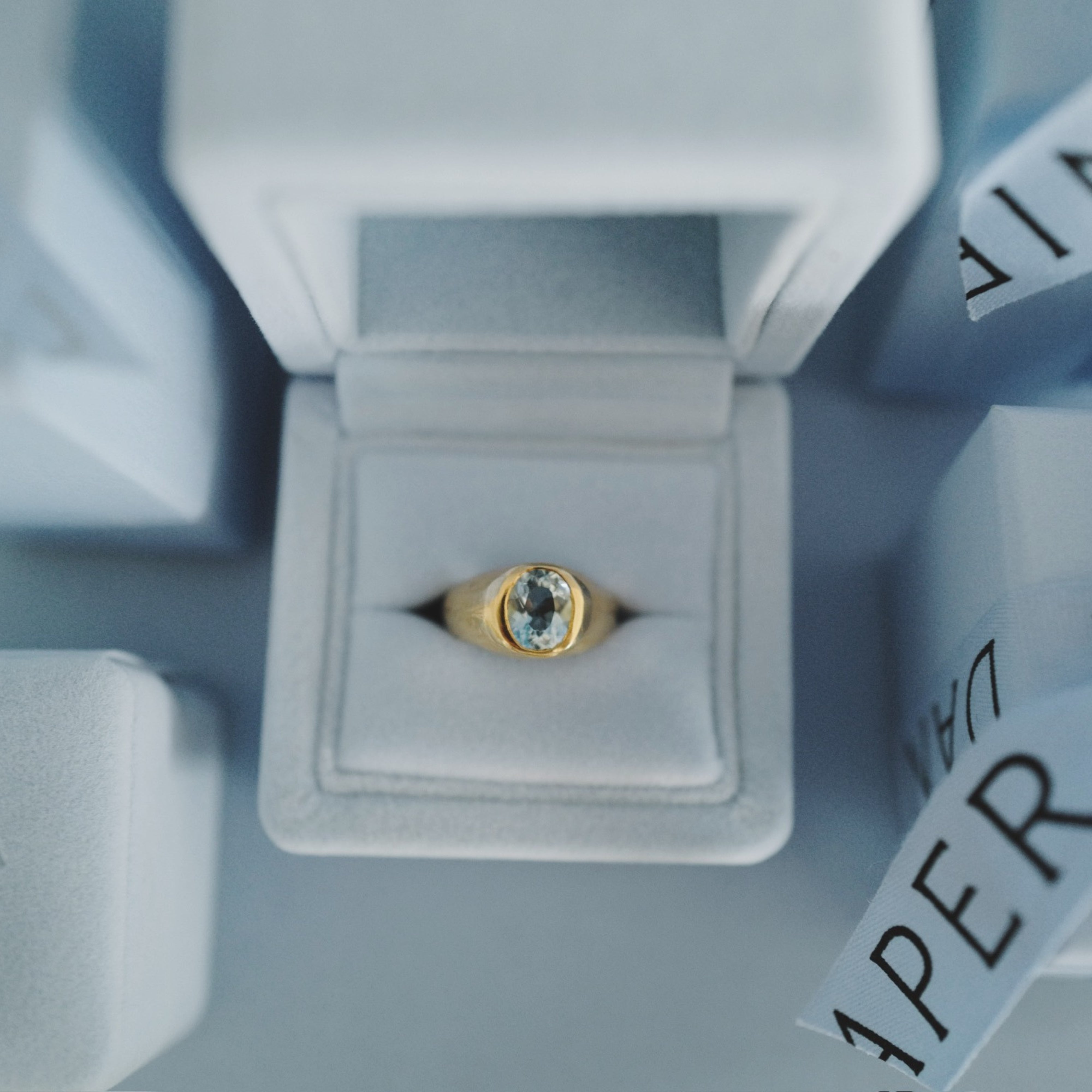 CIEL Gold Zimbaqua Aquamarine Ring – Daniella Draper