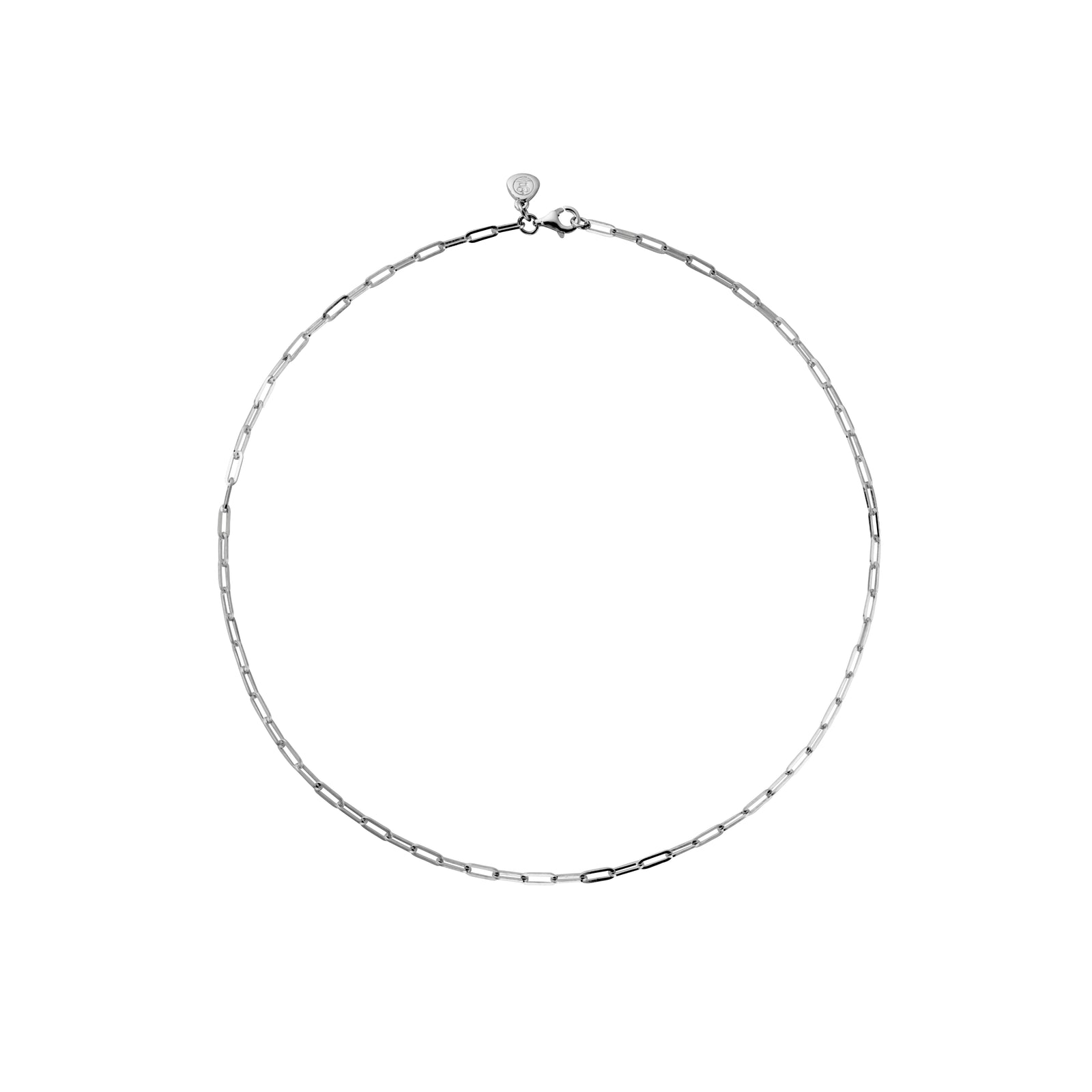 Silver Tiny Trace Chain Necklace