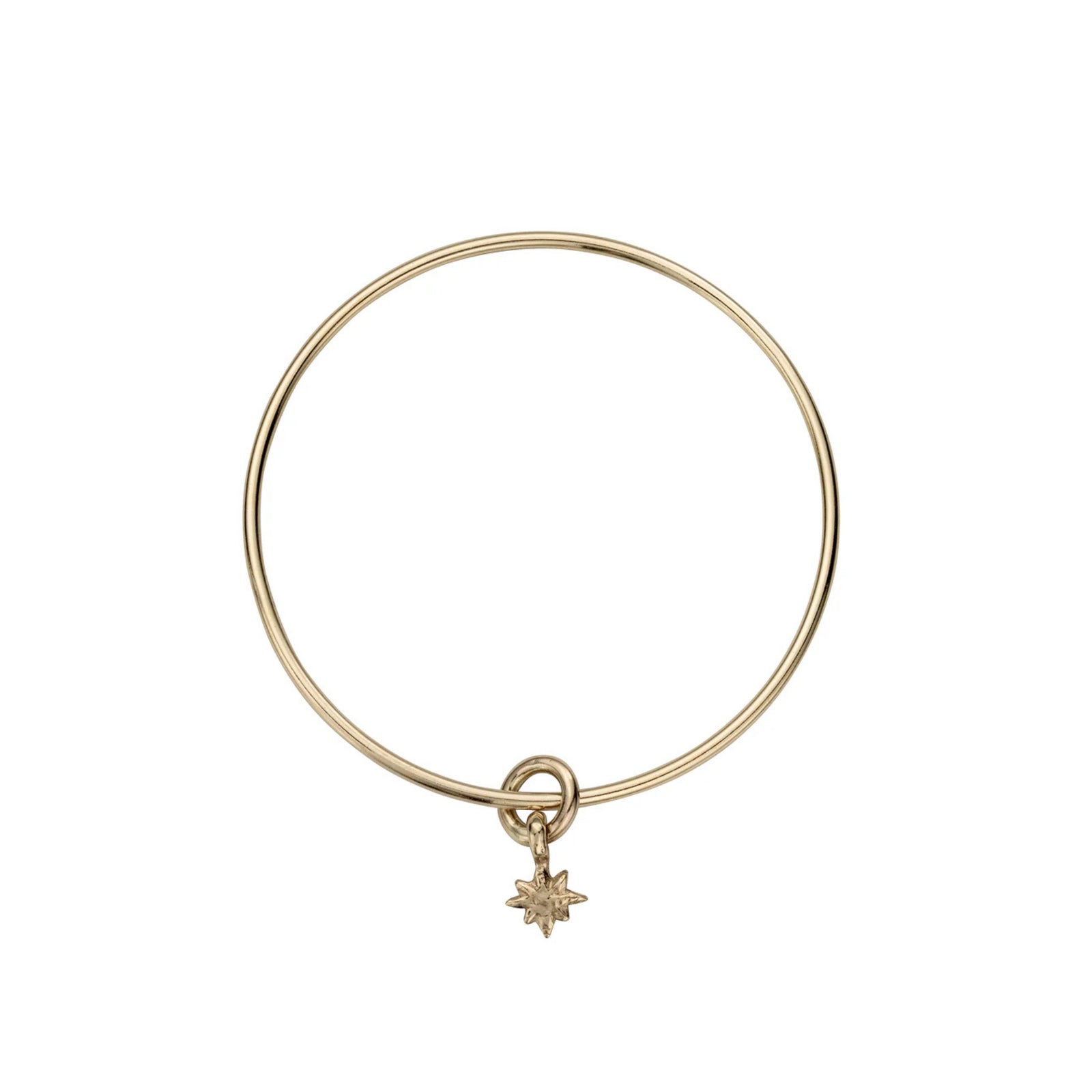 Gold Baby North Star Bangle