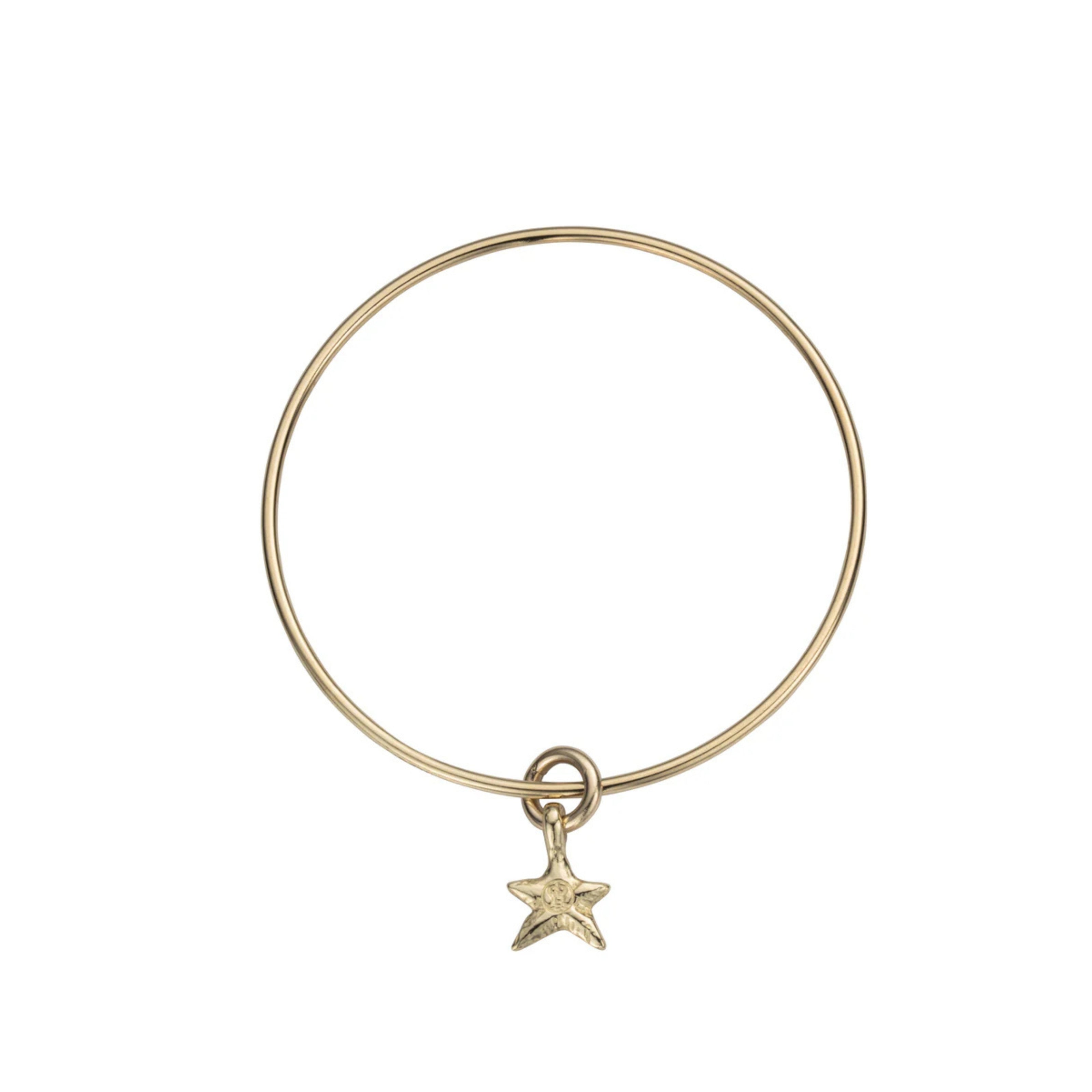Gold Mini Star Bangle