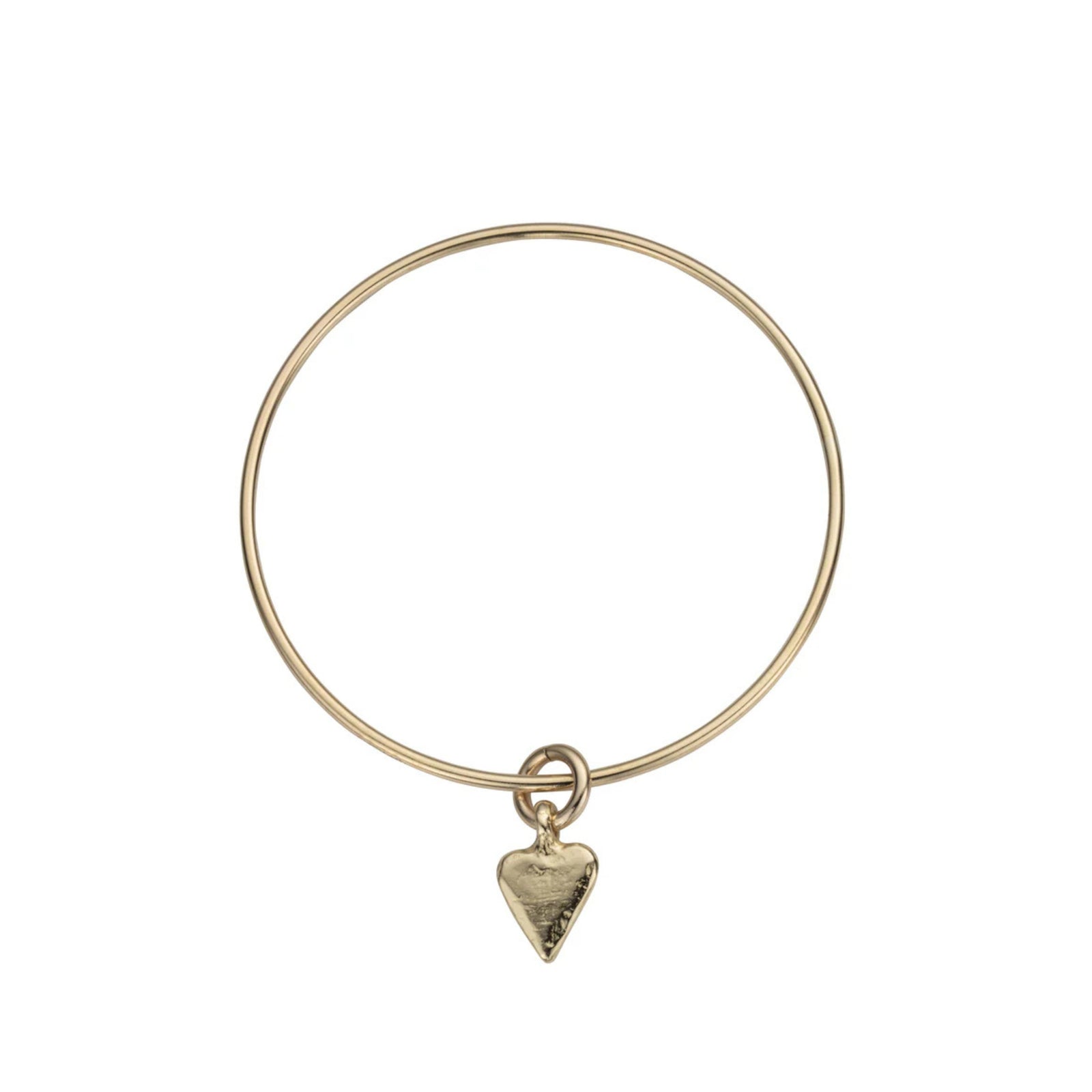 Gold Mini Heart Bangle