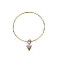 Gold Mini Heart Bangle