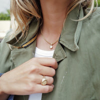 CIANA Gold Lab Grown Diamond Pendant Necklace
