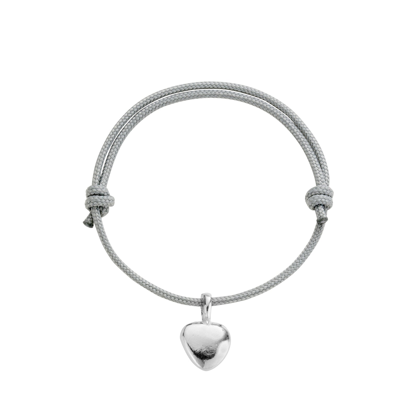 Silver Midi Grateful Heart Sailing Rope