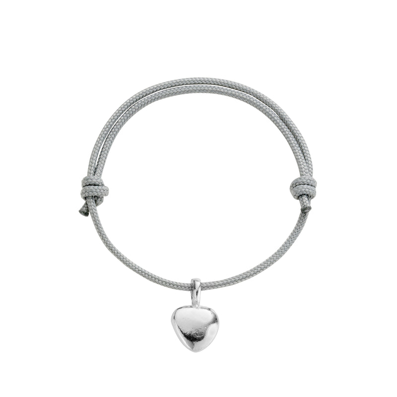 Silver Midi Grateful Heart Sailing Rope