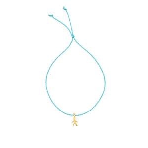 Gold Little Boy Cord Bracelet