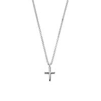 Silver Mini Cross Necklace