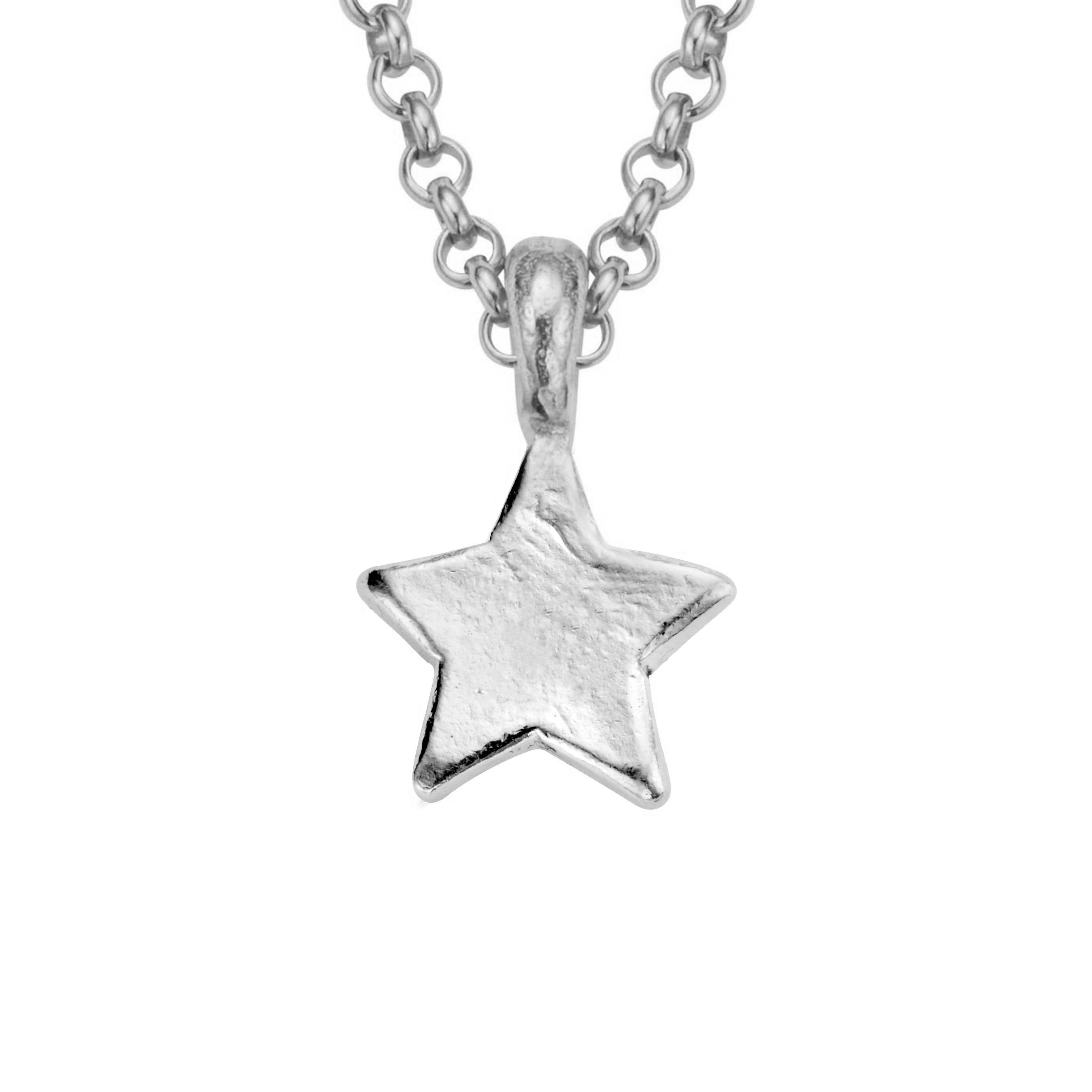 Silver Guiding Star Necklace