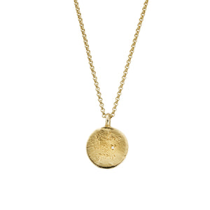 Gold Diamond 'In Love We Grow' Necklace