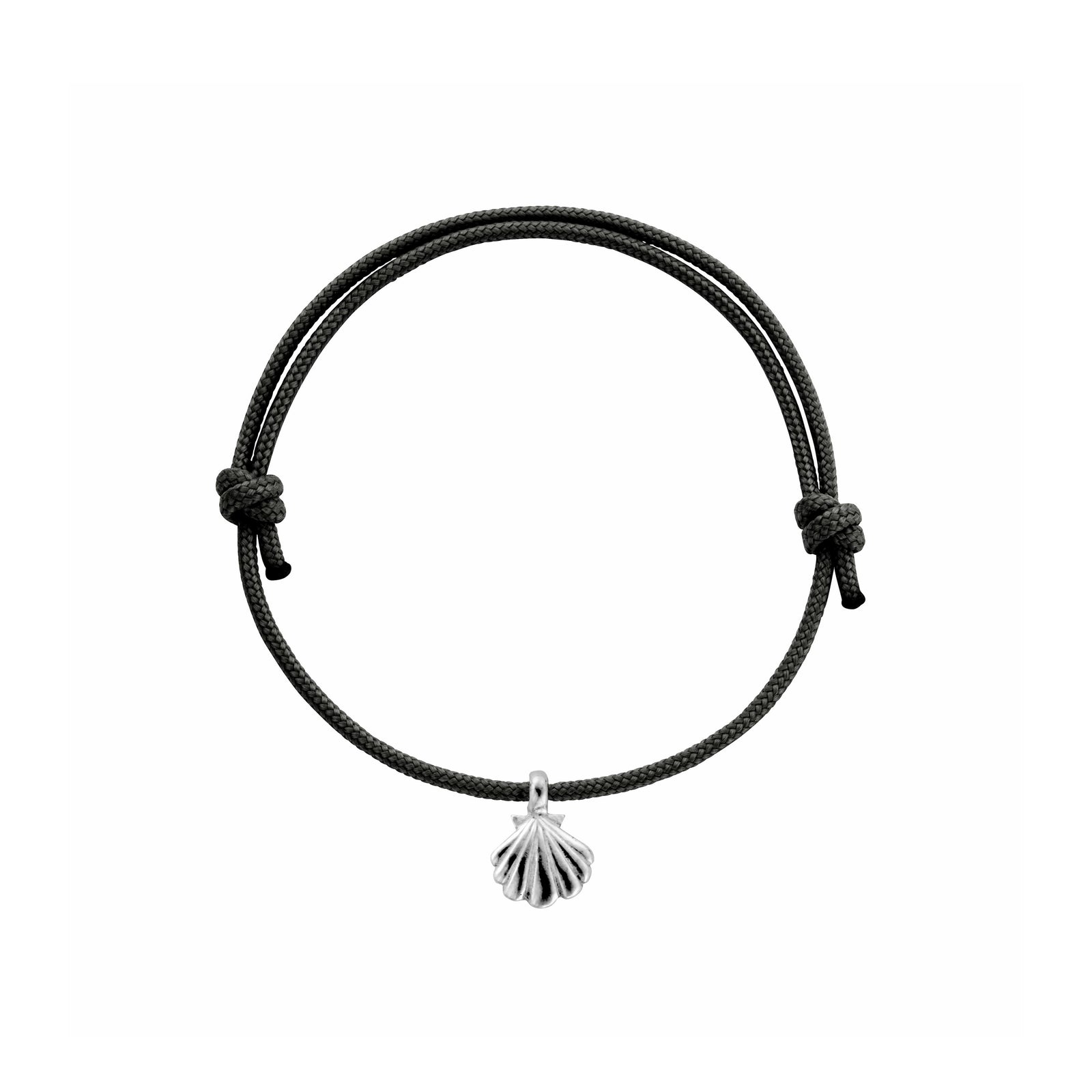 Silver Scallop Shell Sailing Rope