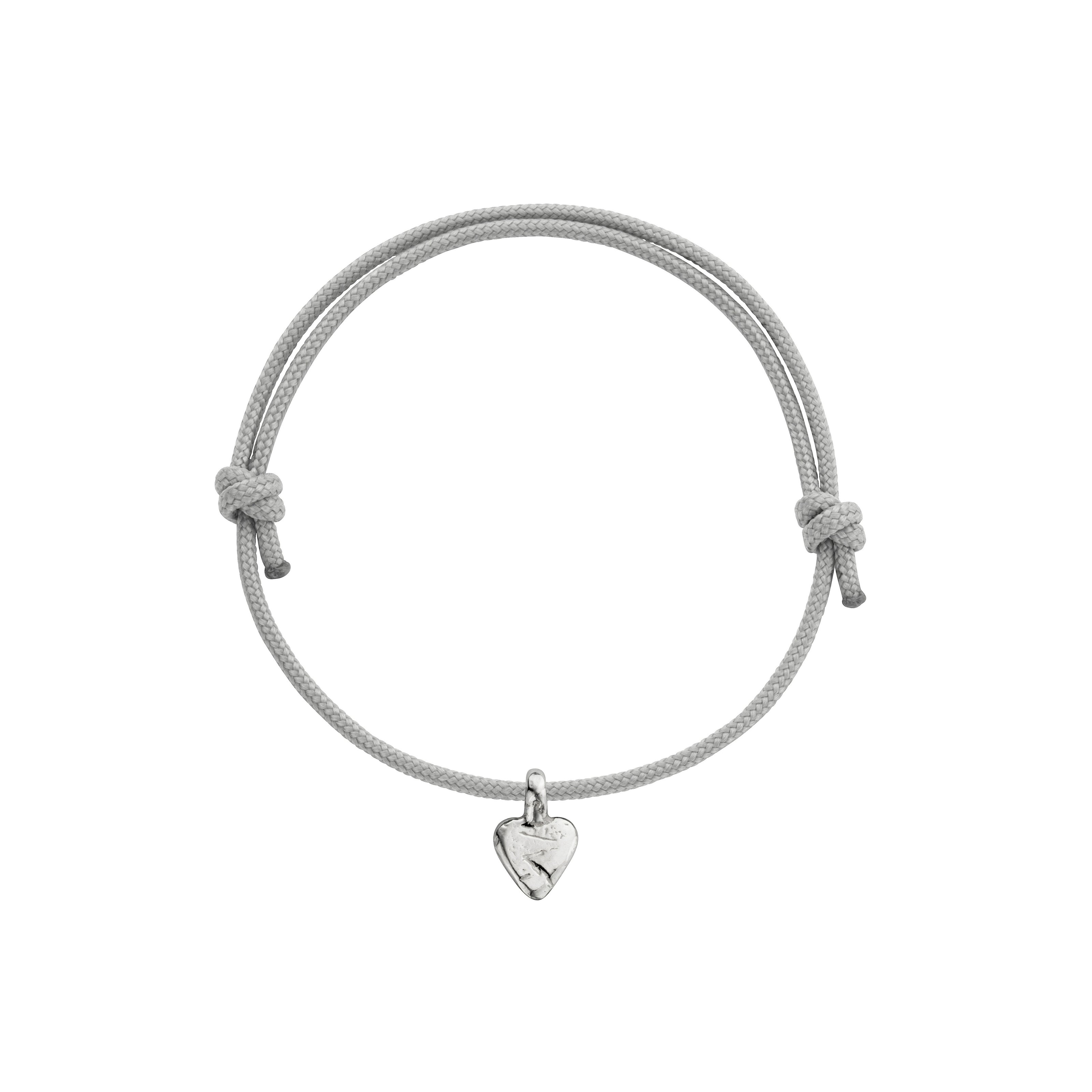 Silver Baby Heart Sailing Rope
