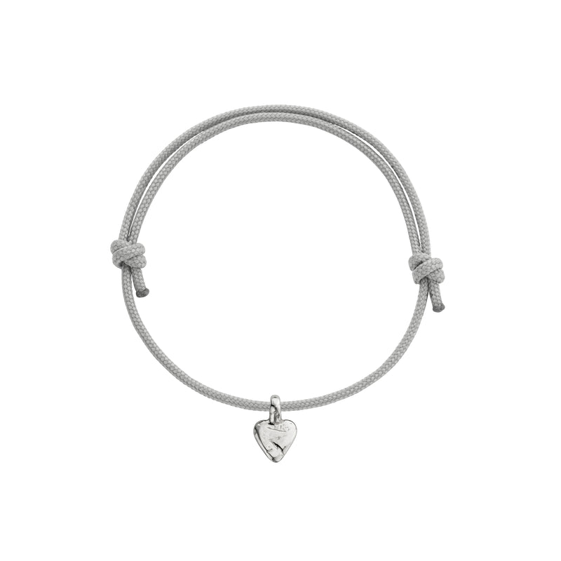 Silver Baby Heart Sailing Rope