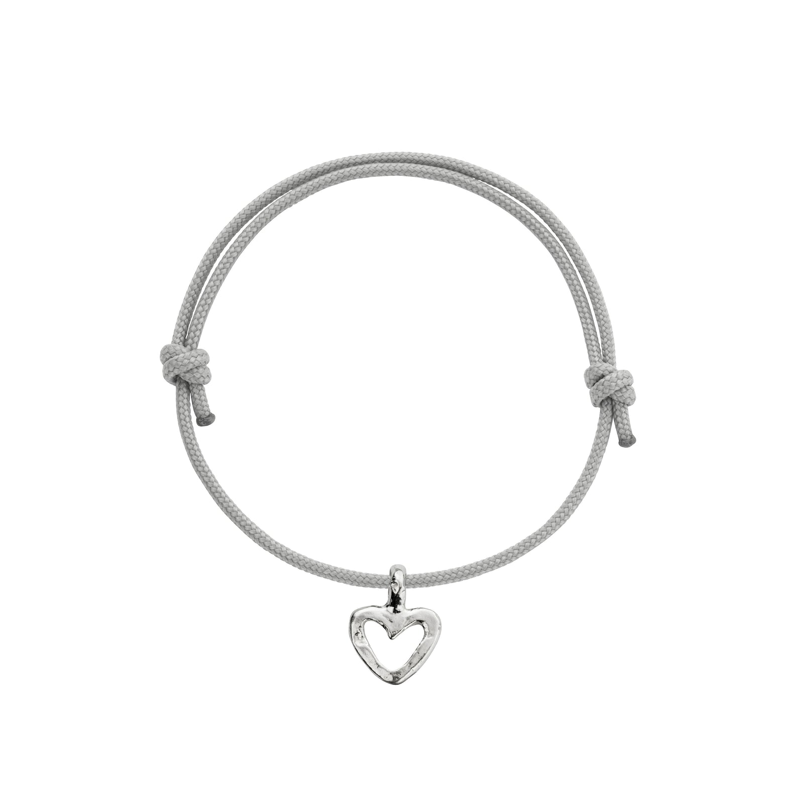 Silver Mini Open Heart Sailing Rope